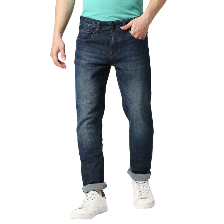 Blue Skinny Fit Denim for Men