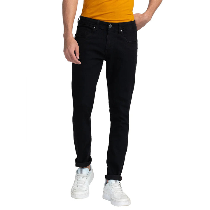 Black Skinny Fit Denim for Men