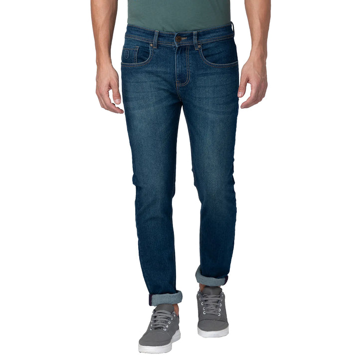 Blue Skinny Fit Denim for Men