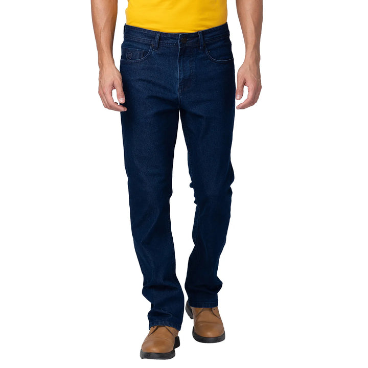 Blue Berylium-Boot Cut Fit Denims for Men by Being Human Clothing
