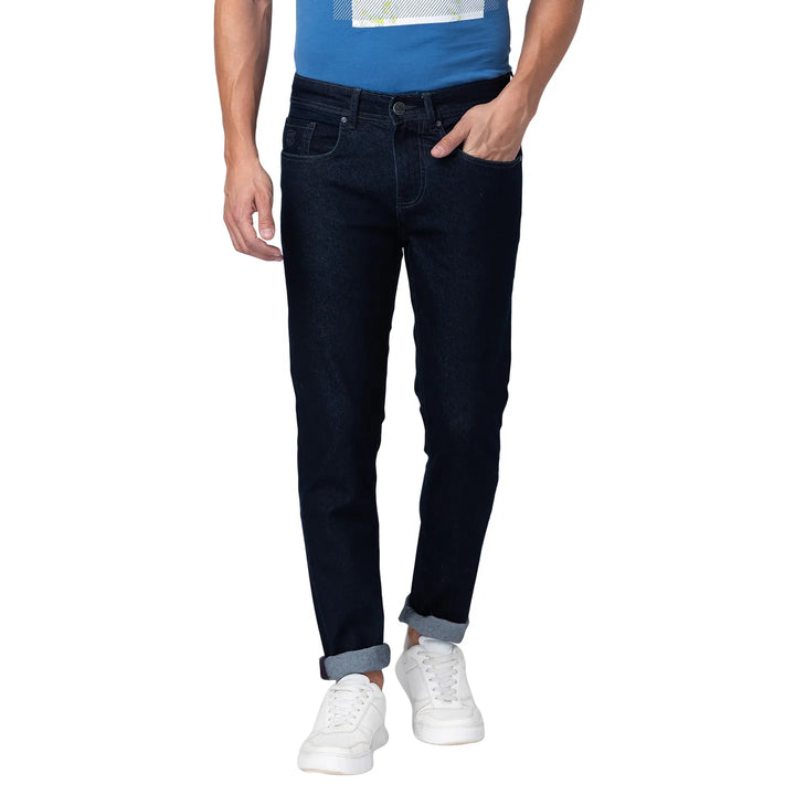 Blue Skinny Fit Denim for Men