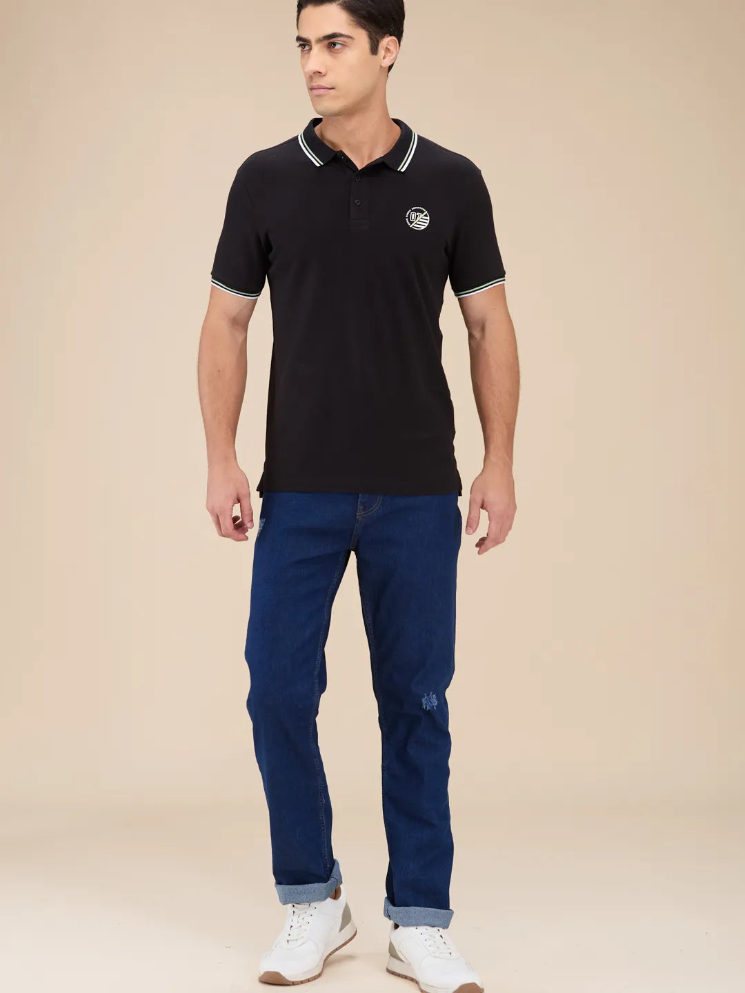 Being Human Clothing Mens-Bottom Denim Mid Tone