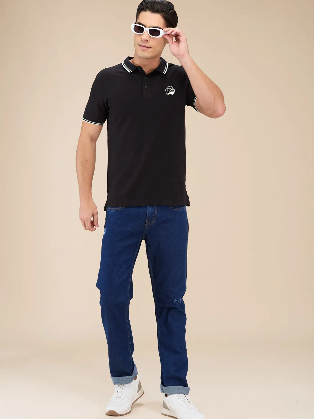 Being Human Clothing Mens-Bottom Denim Mid Tone