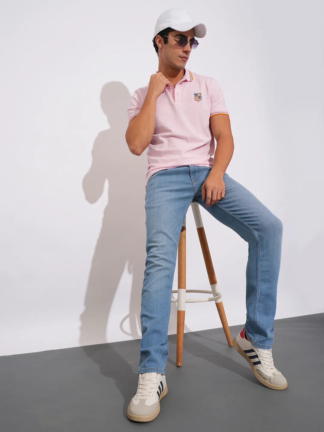 Being Human Clothing Mens-Bottom Denim Light Tone