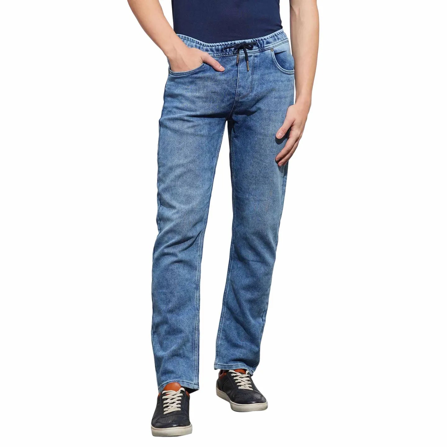 Being Human Clothing Mens-Bottom Joggers Light Tone