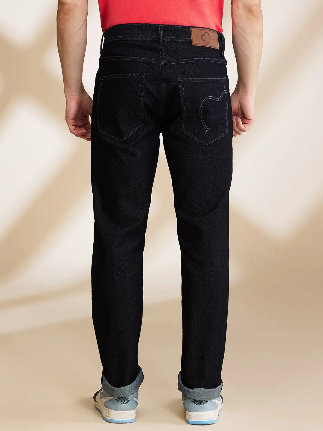 Being Human Clothing Mens-Bottom Denim Dark Tone
