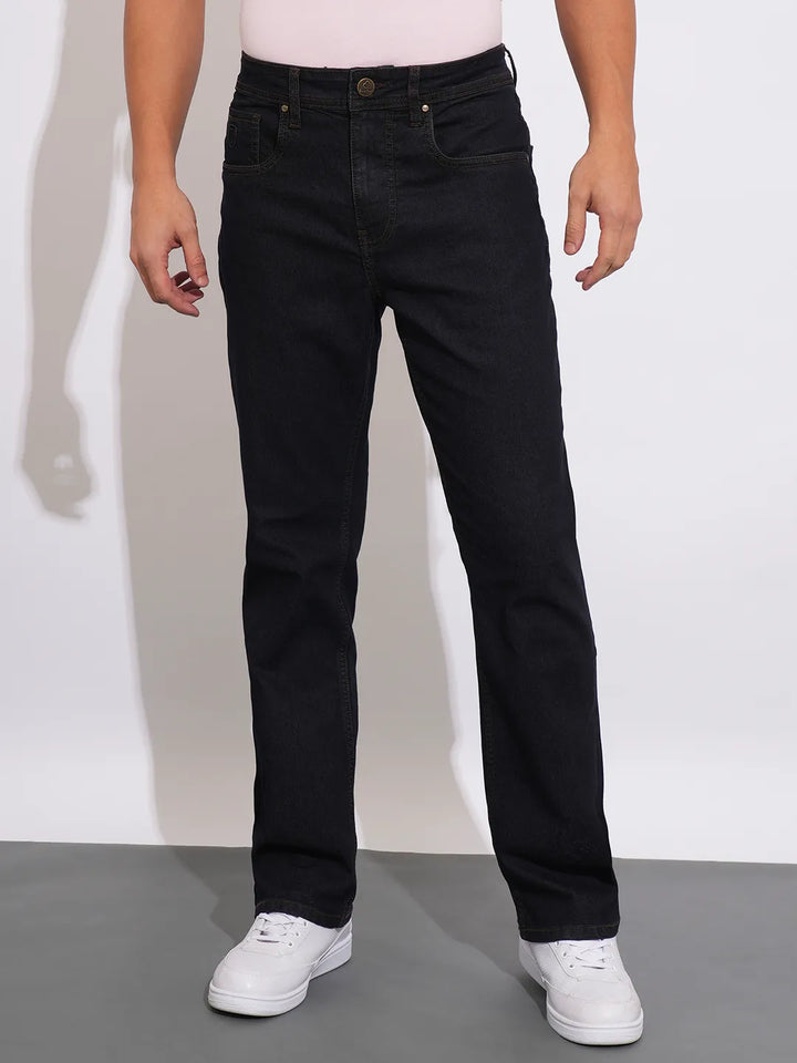 Blue Berylium-Boot Cut Fit Denims for Men by Being Human Clothing