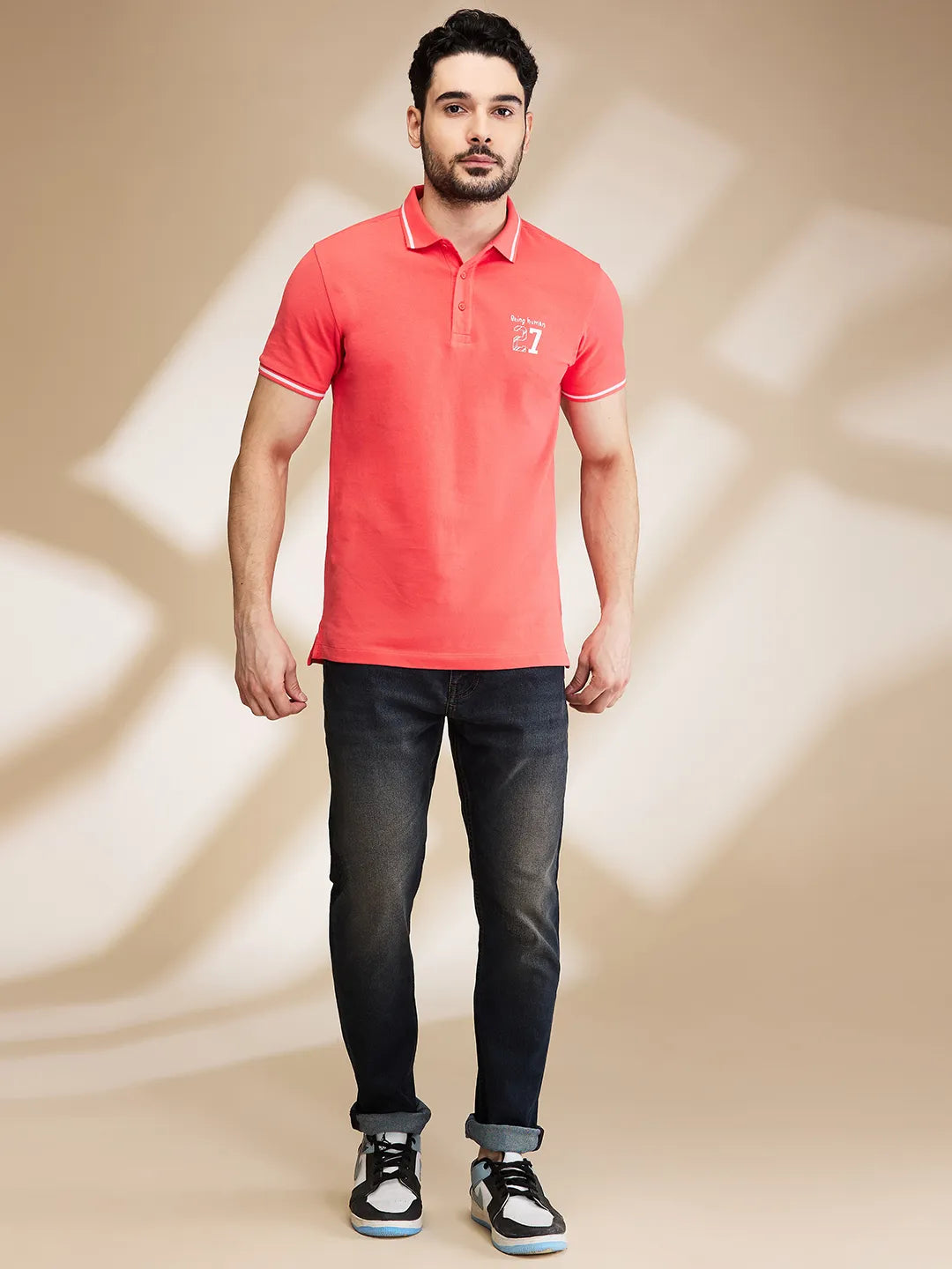 Being Human Clothing Mens-Bottom Denim Dark Tone