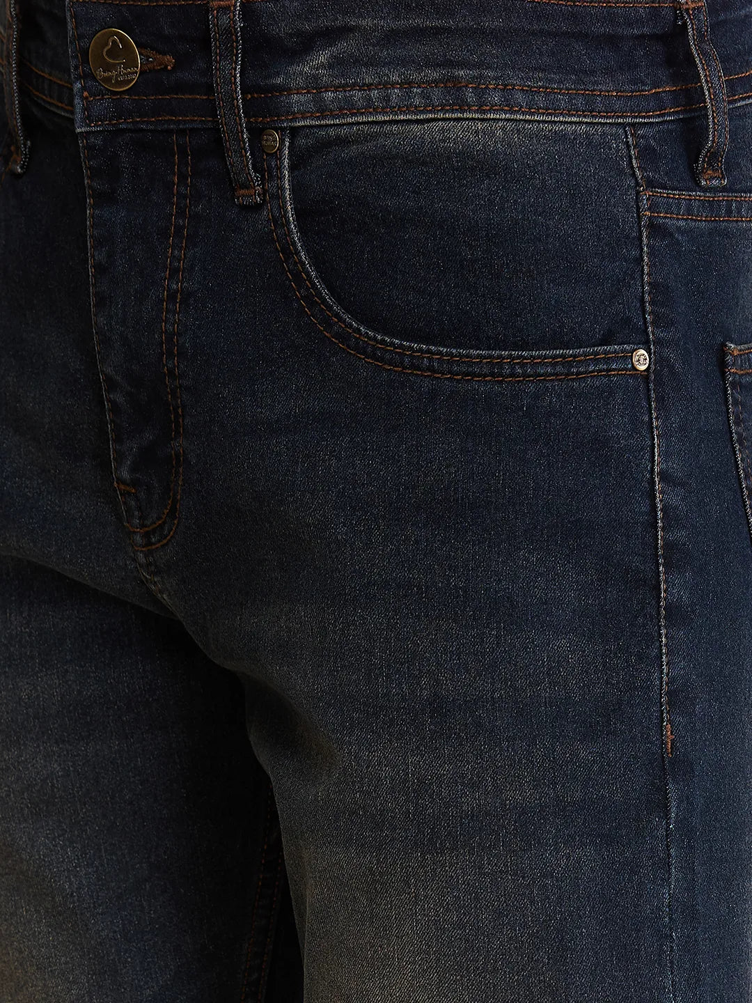 Being Human Clothing Mens-Bottom Denim Dark Tone