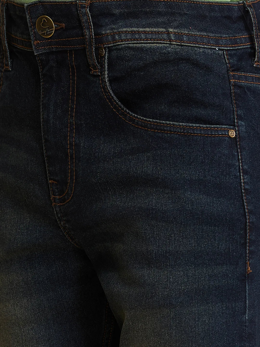 Being Human Clothing Mens-Bottom Denim Dark Tone