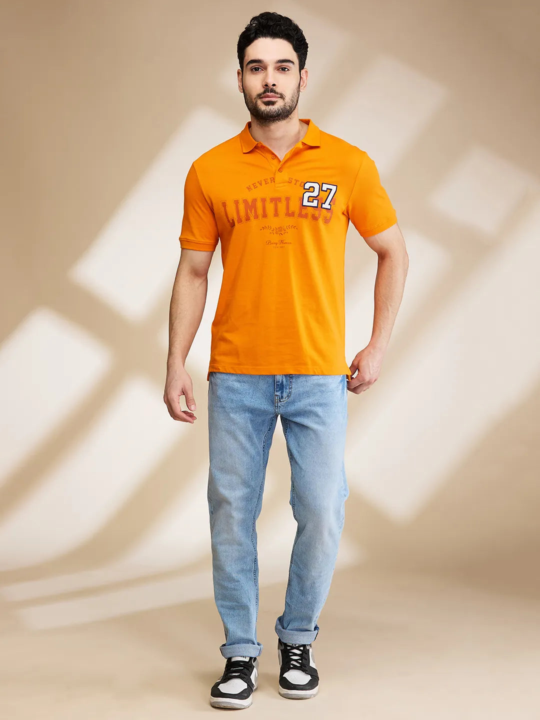 Being Human Clothing Mens-Bottom Denim Light Tone