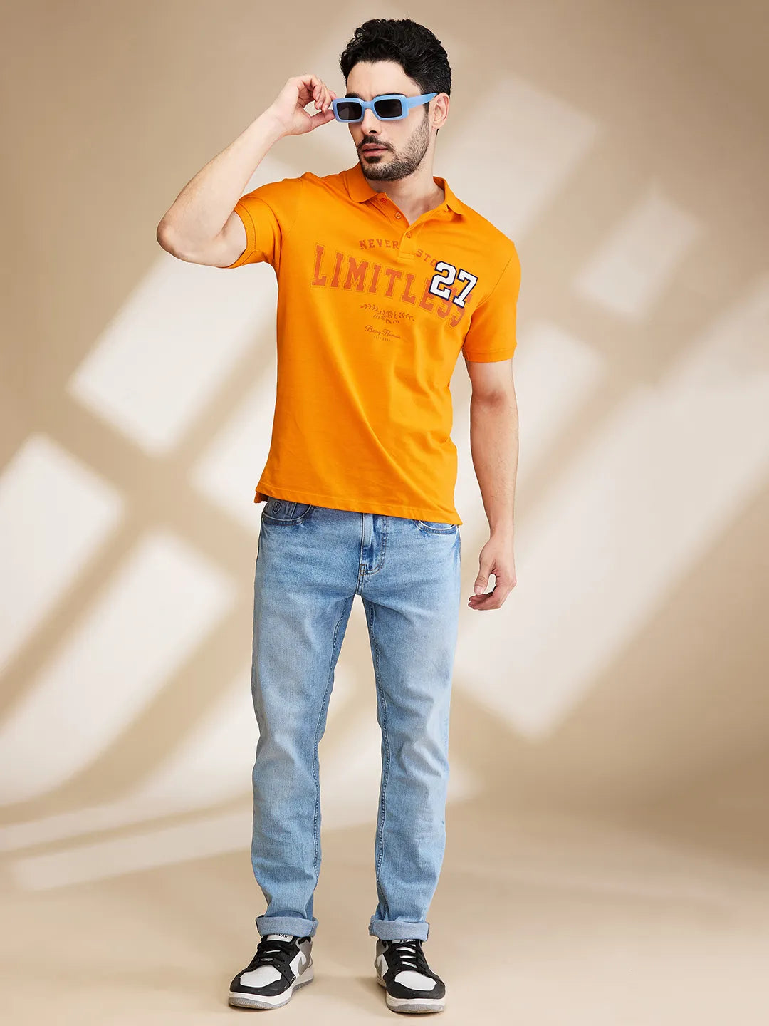 Being Human Clothing Mens-Bottom Denim Light Tone