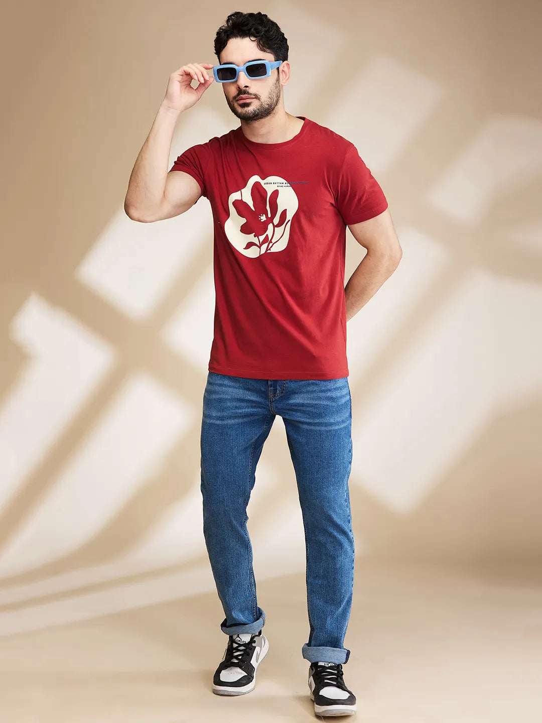 Being Human Clothing Mens-Bottom Denim Light Tone