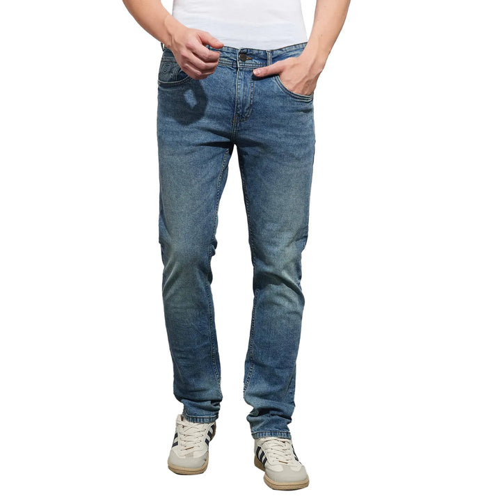 Blue Slim Fit  Denim for Men