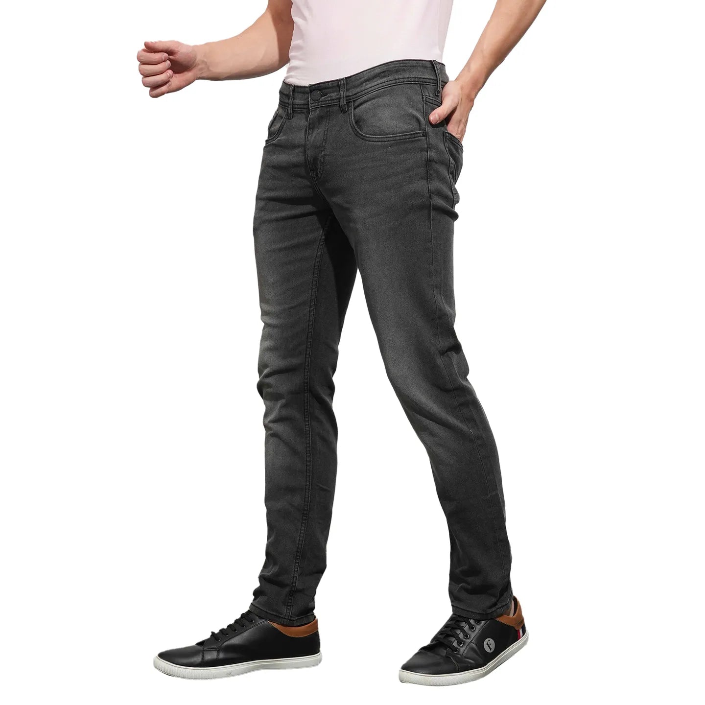 Being Human Clothing Mens-Bottom Denim Grey Tone