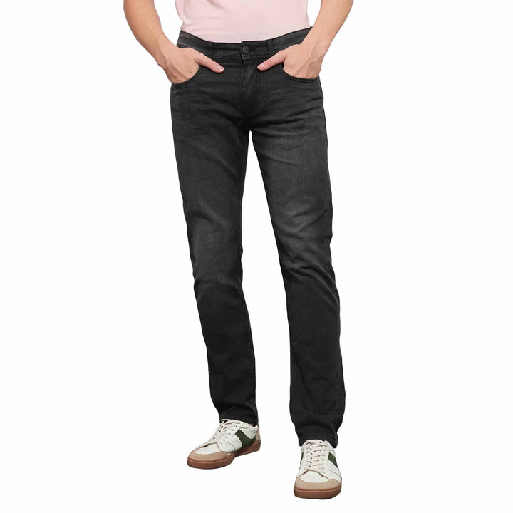 Grey Slim Fit  Denim for Men by Being Human Clothing