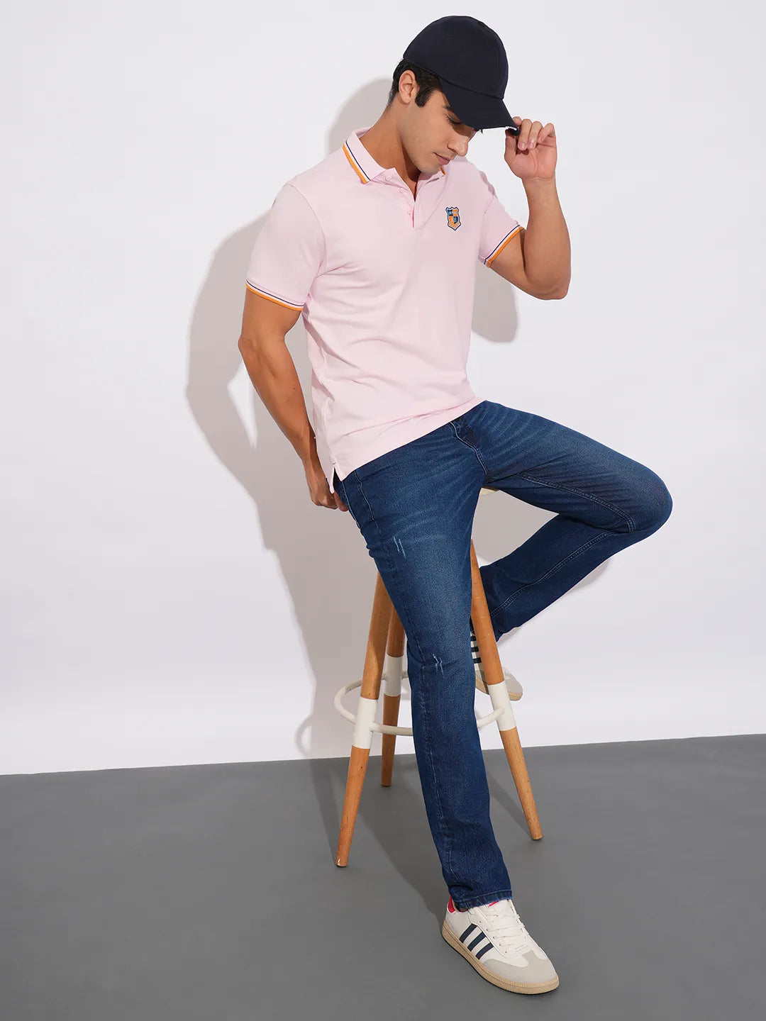 Blue Slim Fit Denims For Men By Being Human Clothing