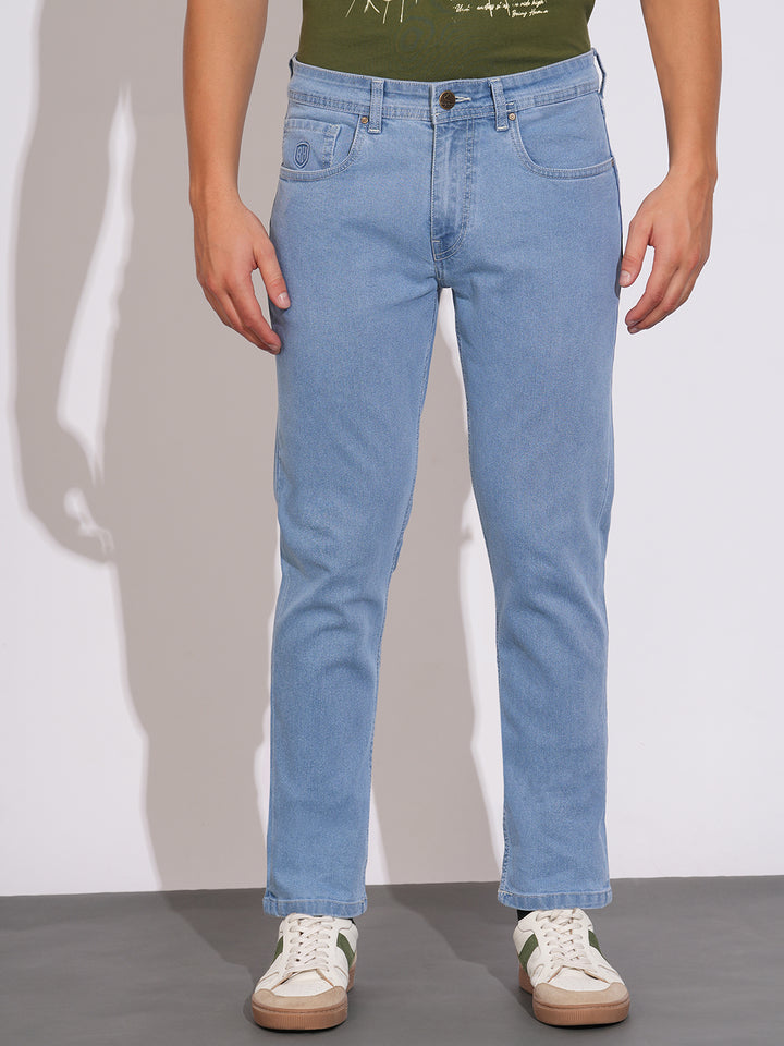 Light Tone Slim Fit Denims for Men by Being Human Clothing