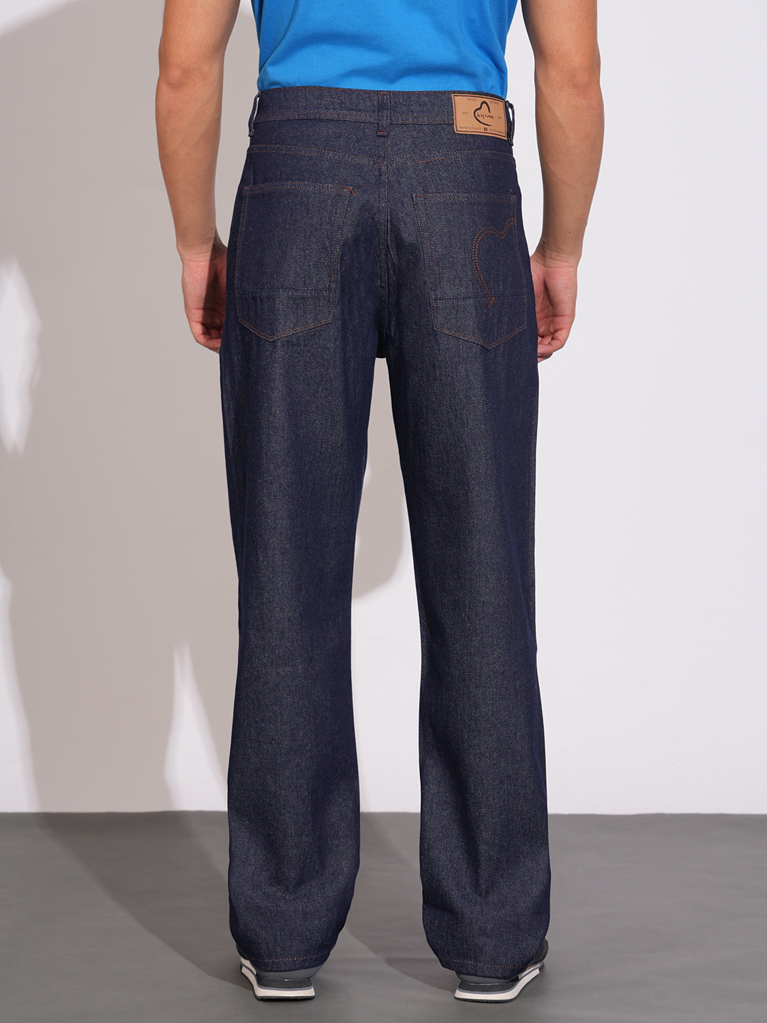 Raw Blue Anti Fit Denims for Men by Being Human Clothing