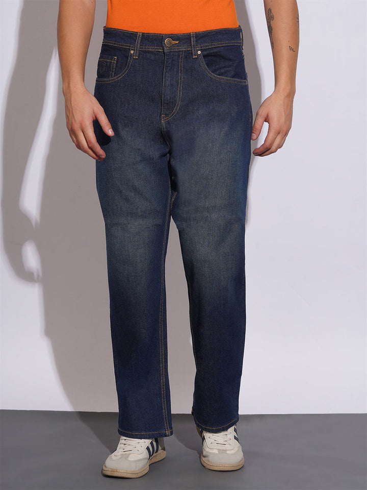 Dark Tone Anti Fit Jeans for Men by Being Human Clothing