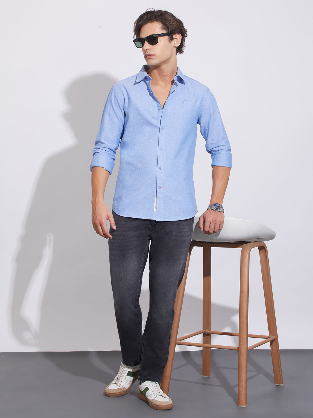 Black Tone Slim Fit Denims for Men by Being Human Clothing