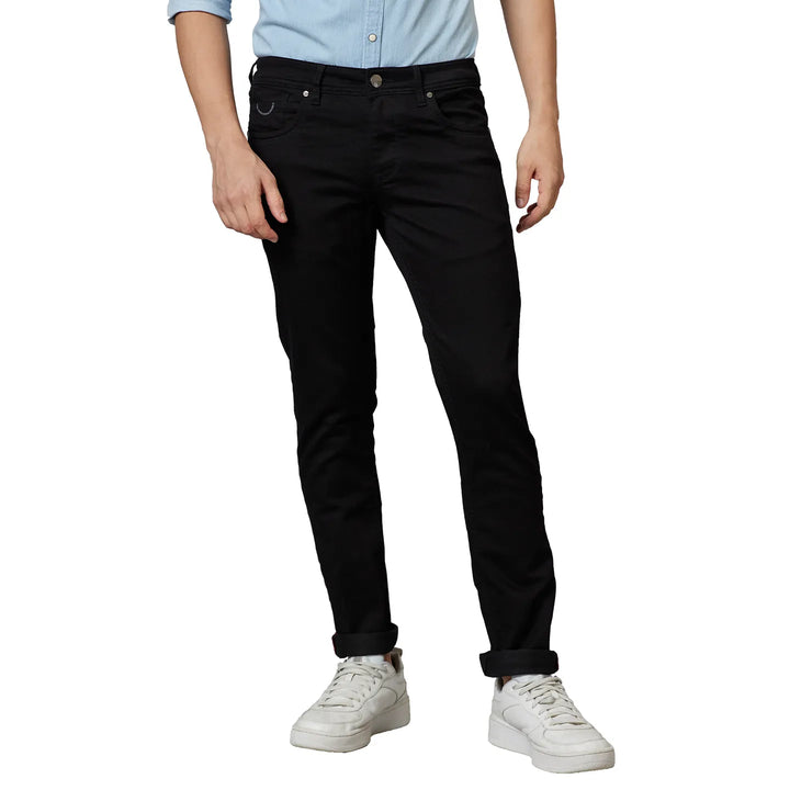 Black Skinny Fit Denim for Men