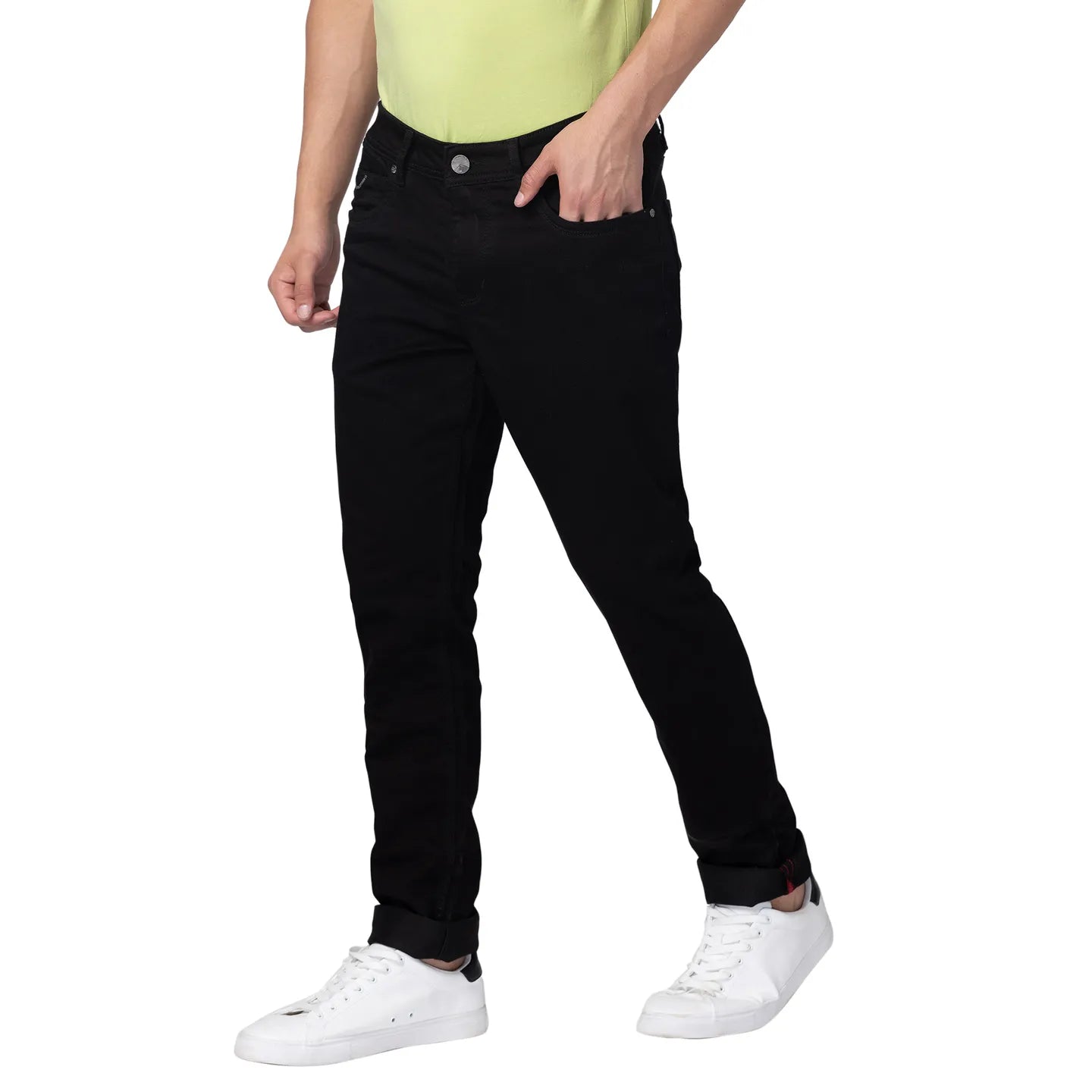 Being Human Clothing Men Slim Fit Denim-Black Tone