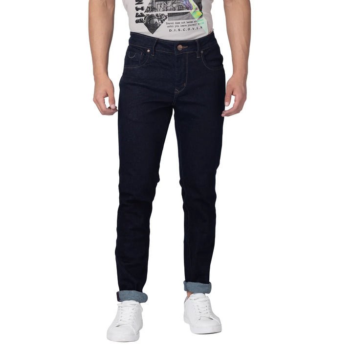 Blue Skinny Fit Denim for Men