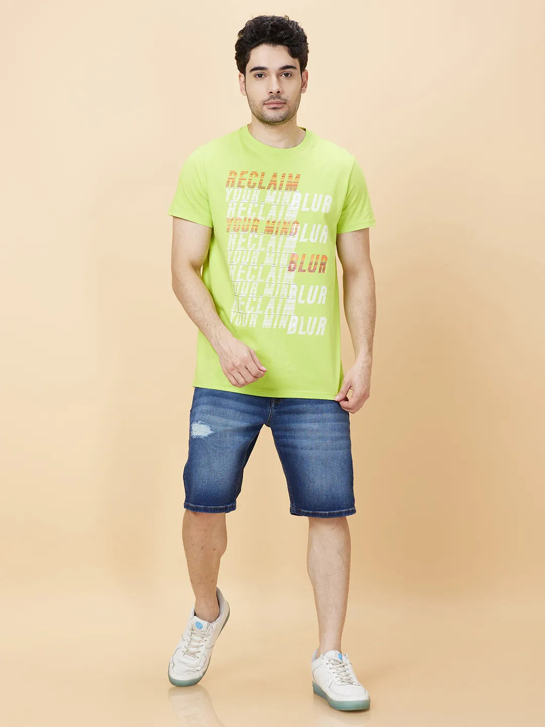 Being Human Clothing Men Shorts Fit Shorts-Mid Tone