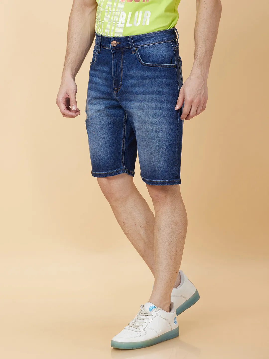 Being Human Clothing Men Shorts Fit Shorts-Mid Tone