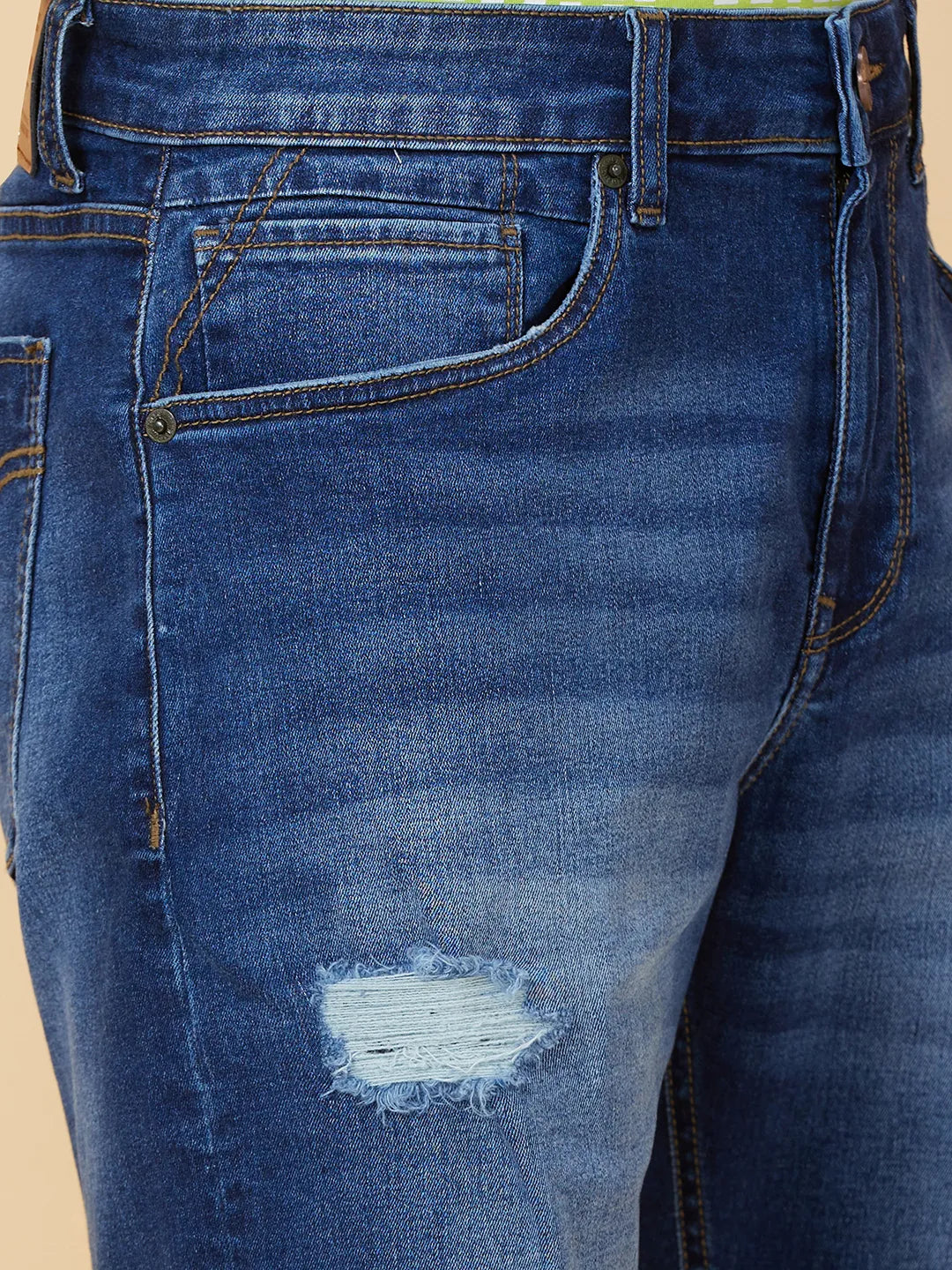 Being Human Clothing Men Shorts Fit Shorts-Mid Tone