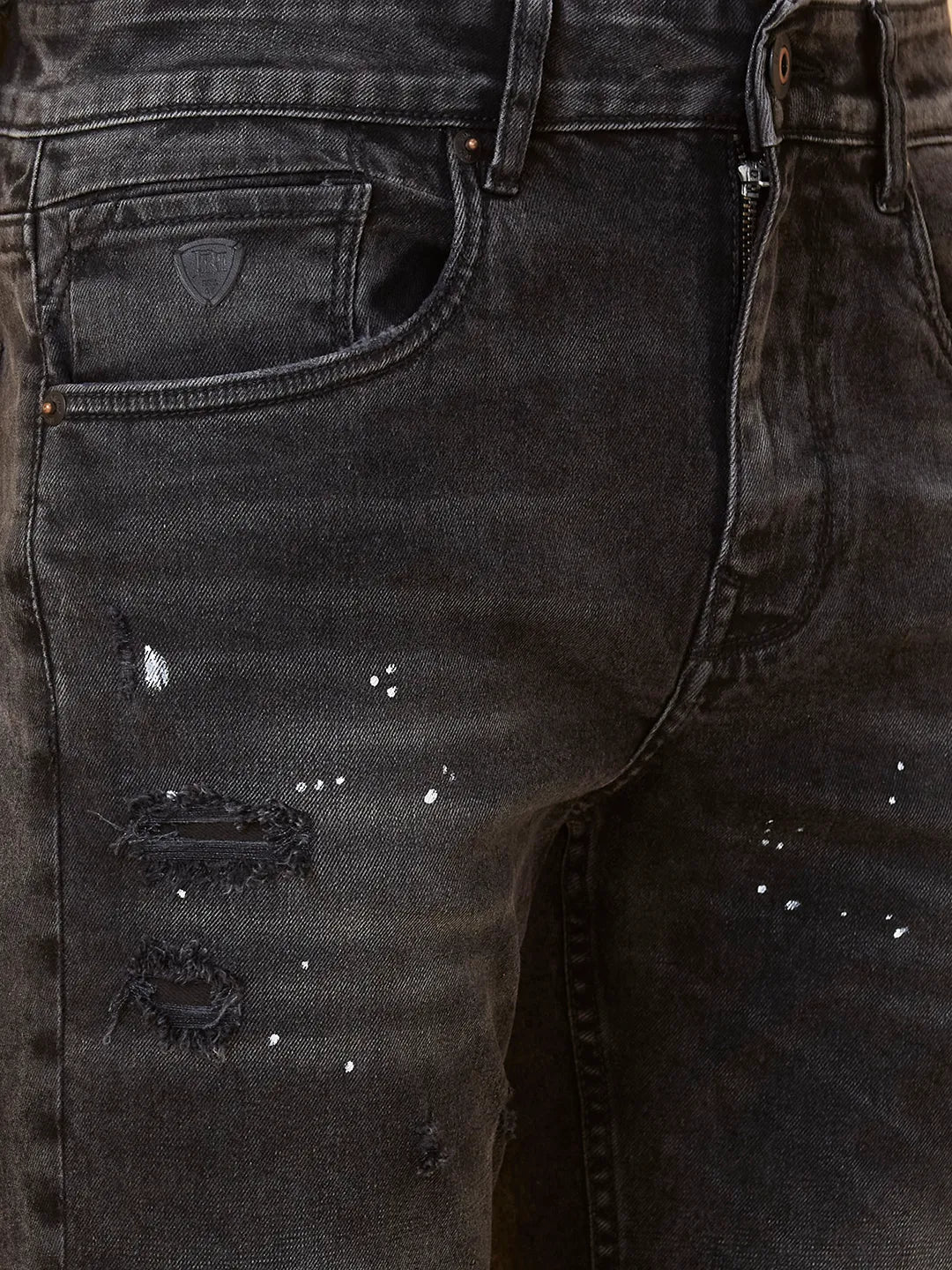 Being Human Clothing Men Shorts Fit Shorts-Black Tone