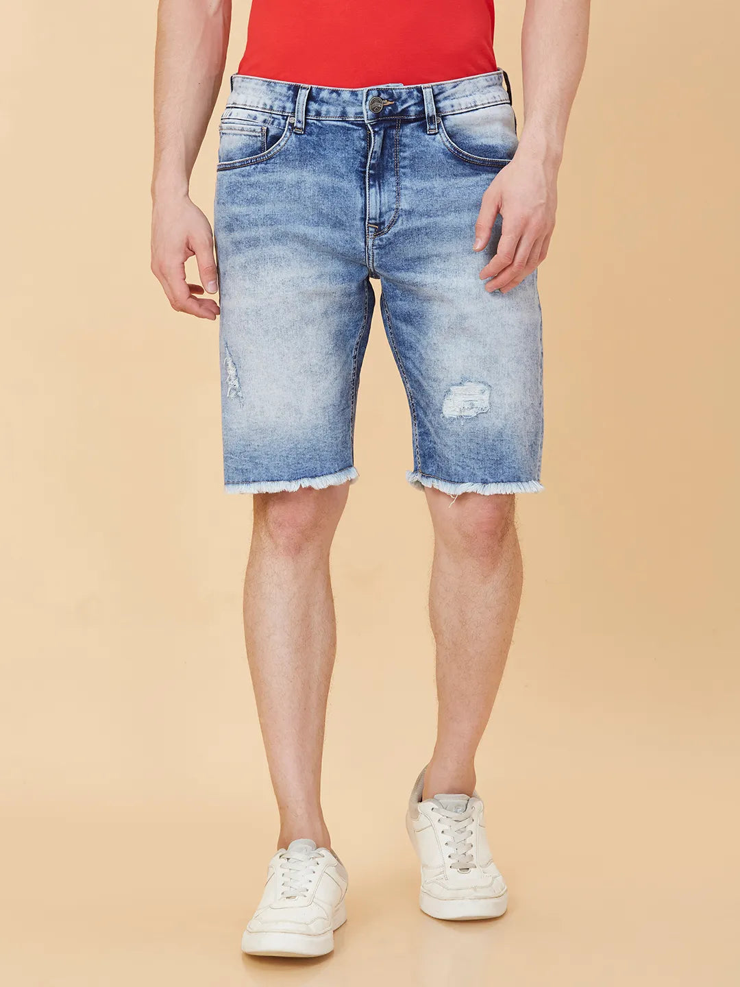 Being Human Clothing Men Shorts Fit Shorts-Light Tone