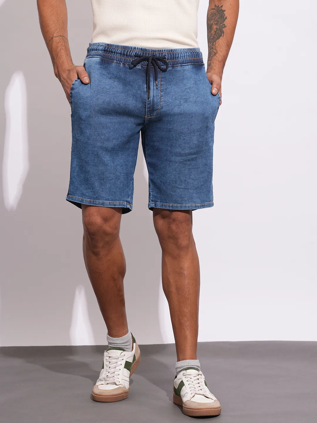 Being Human Clothing Mens-Bottom Shorts Dk.Tone