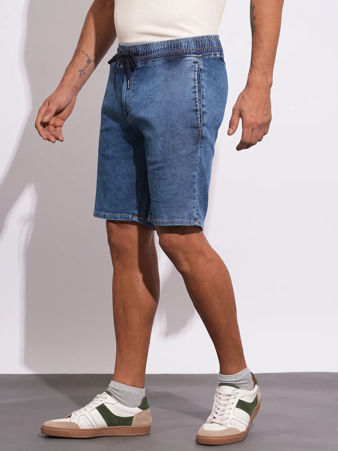Being Human Clothing Mens-Bottom Shorts Dk.Tone