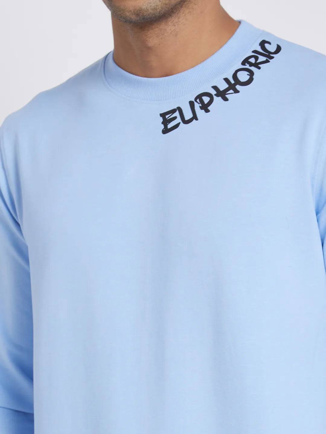 Being Human Clothing Men  Sweatshirt-Sky Blue