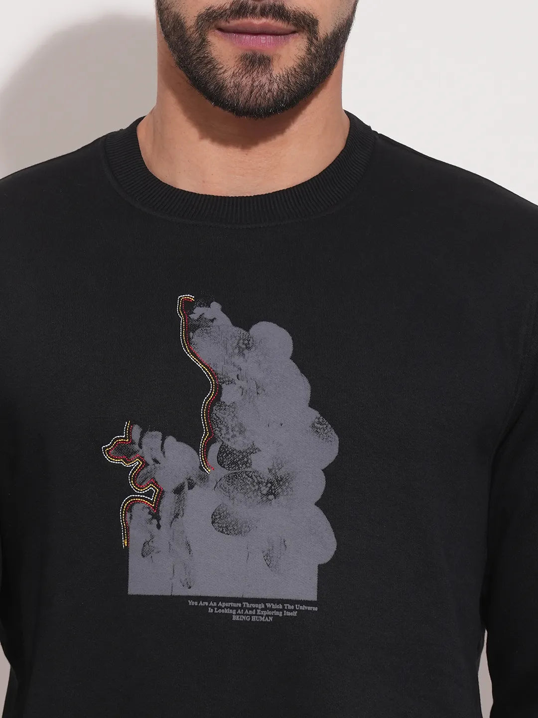 Being Human Clothing Men  Sweatshirt-Black