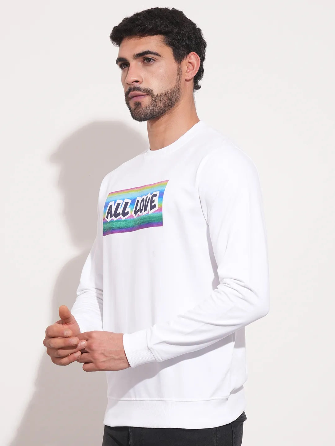 Being Human Clothing Men  Sweatshirt-White