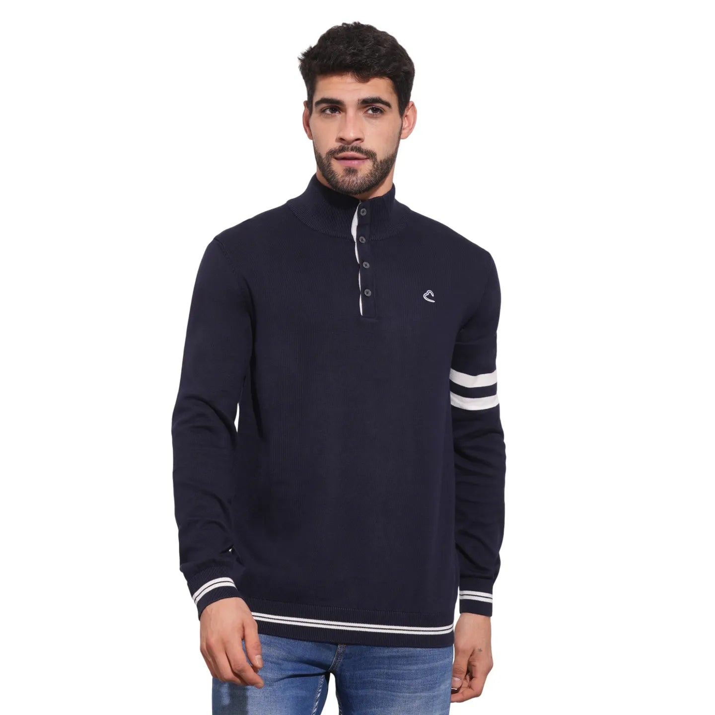 Being Human Clothing Men Regular Fit Sweatshirt-Navy