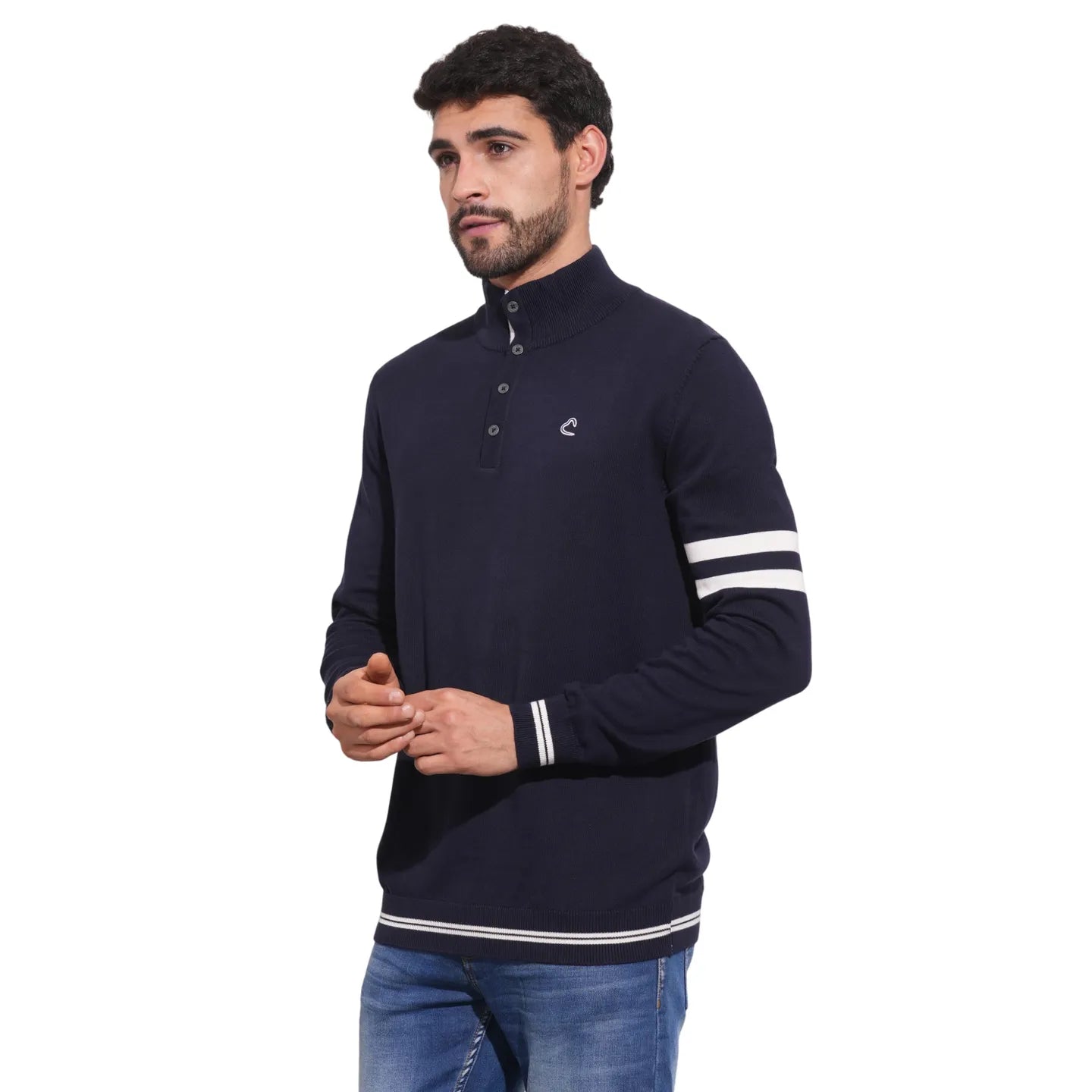 Being Human Clothing Men Regular Fit Sweatshirt-Navy