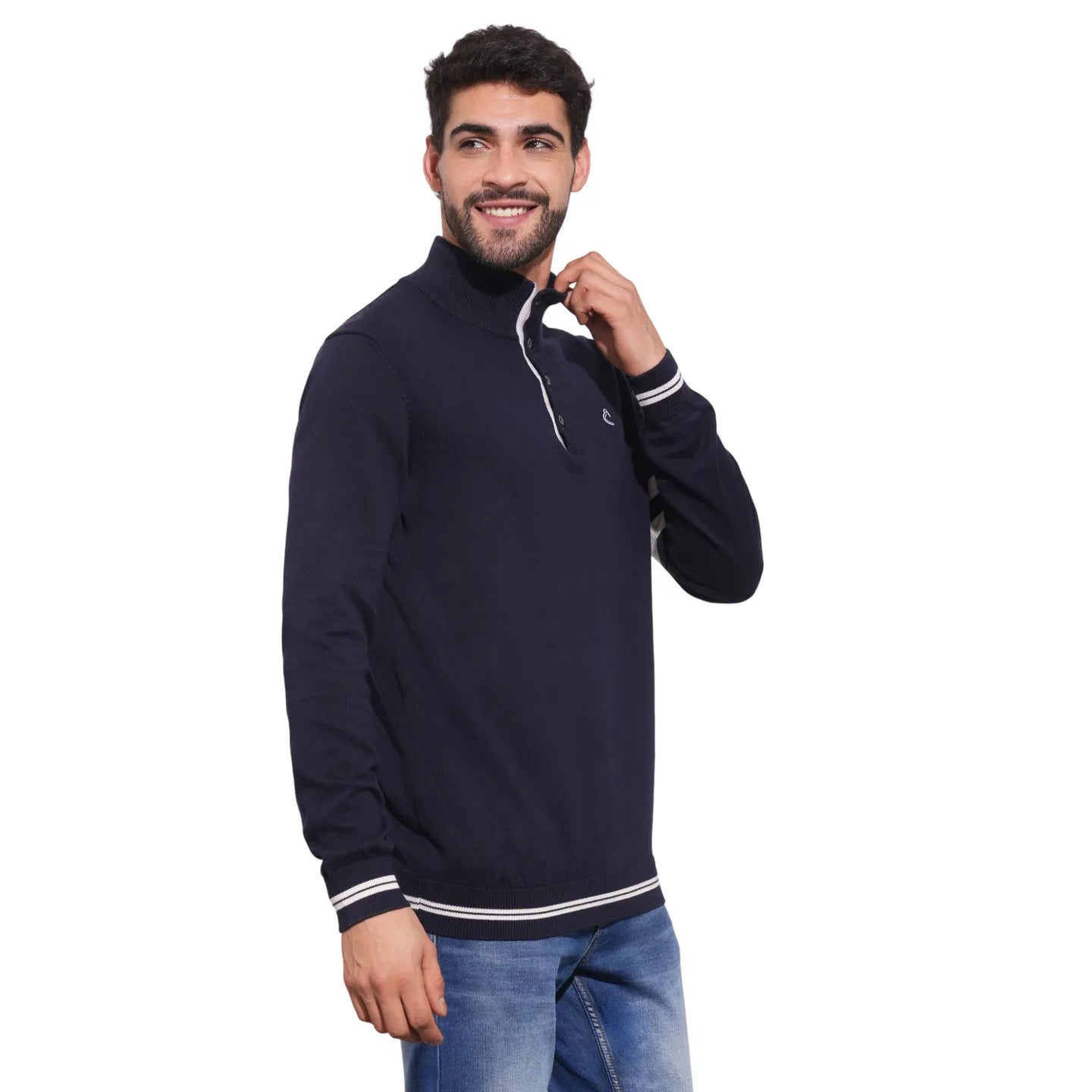 Being Human Clothing Men Regular Fit Sweatshirt-Navy
