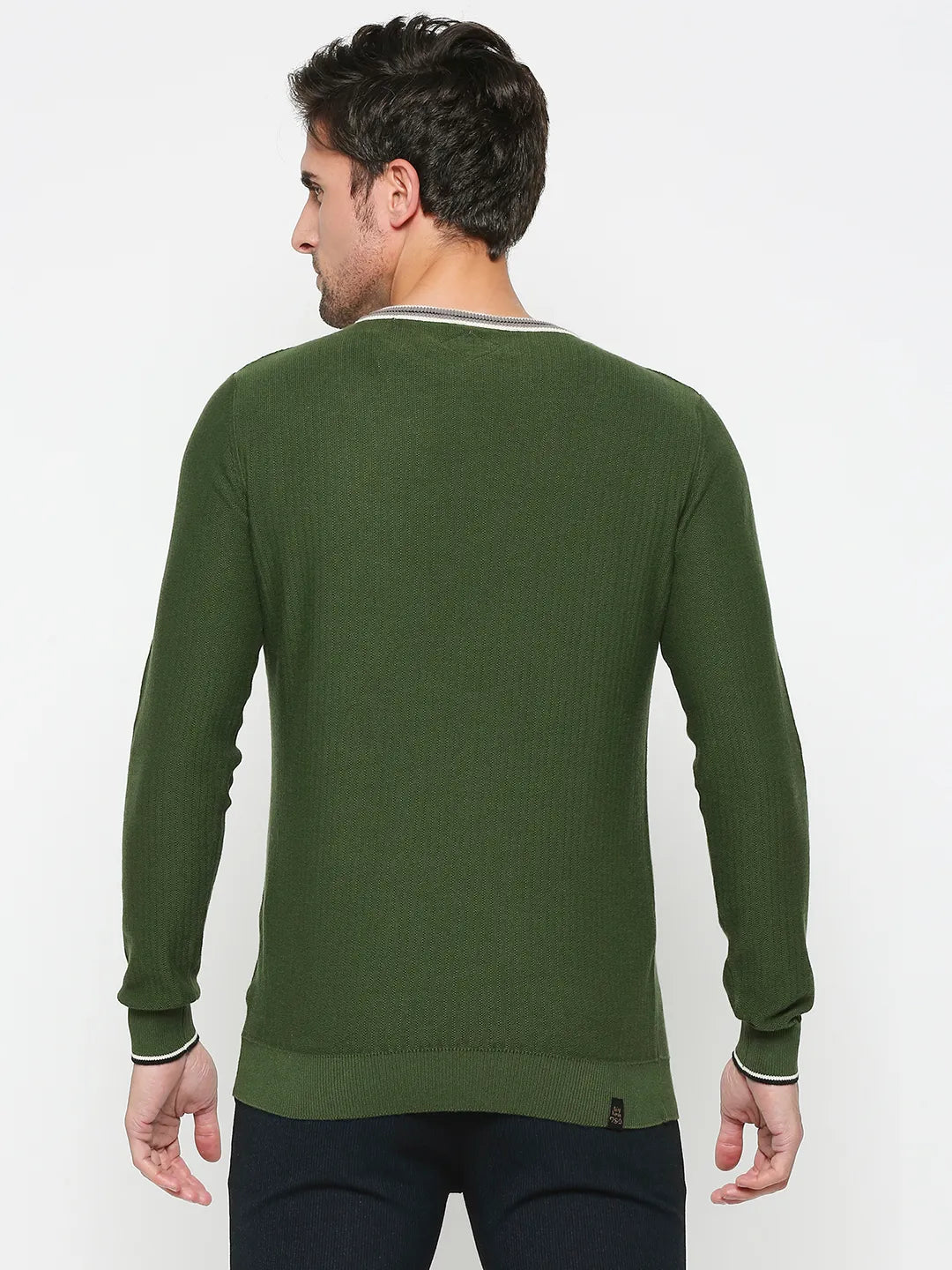 Being Human Clothing Men Regular Fit Sweatshirt-Green