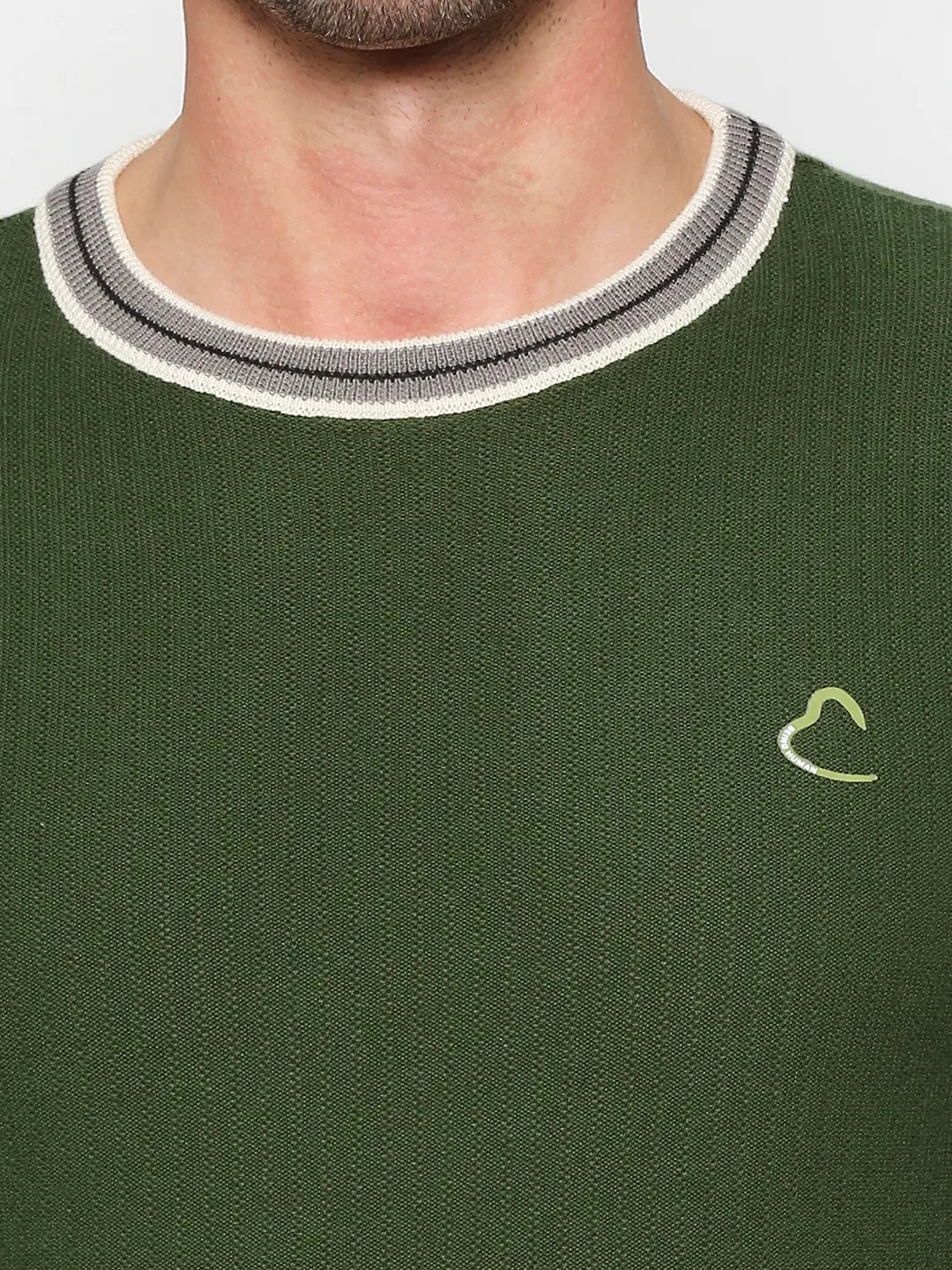 Being Human Clothing Men Regular Fit Sweatshirt-Green