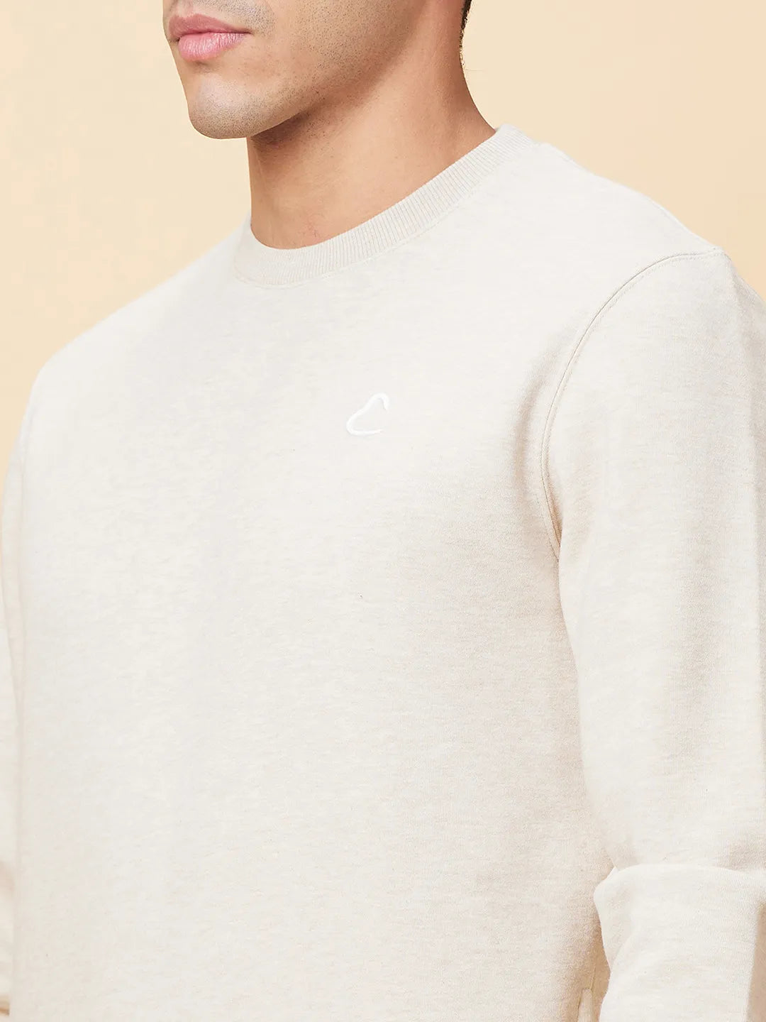 Being Human Clothing Mens-Top Sweatshirt Beige