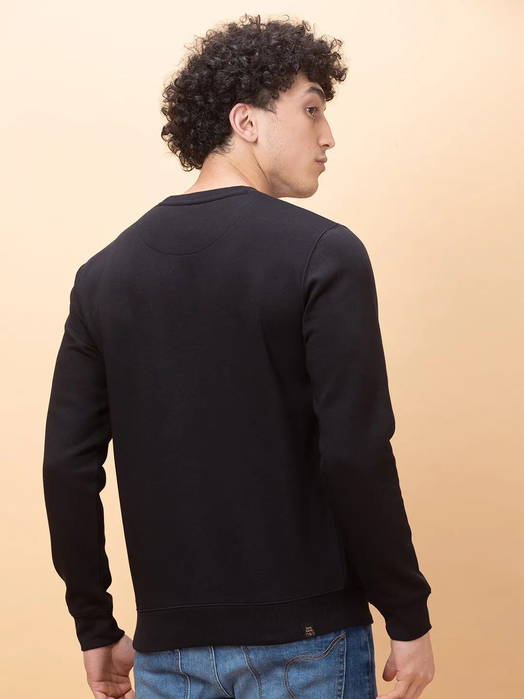 Being Human Clothing Mens-Top Sweatshirt Black
