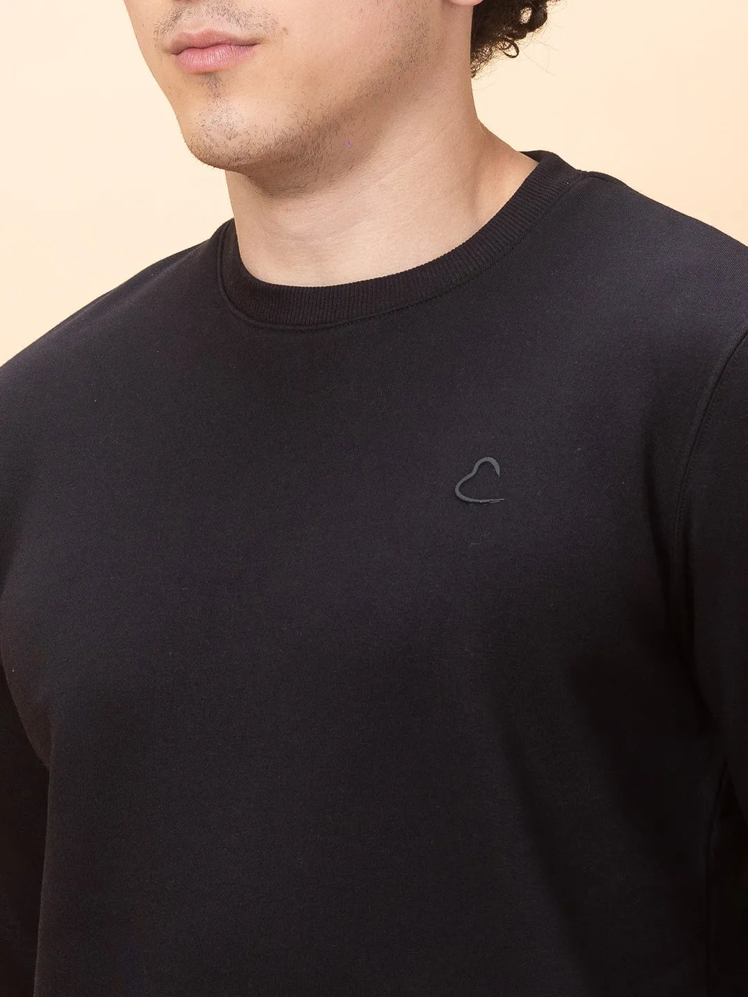 Being Human Clothing Mens-Top Sweatshirt Black