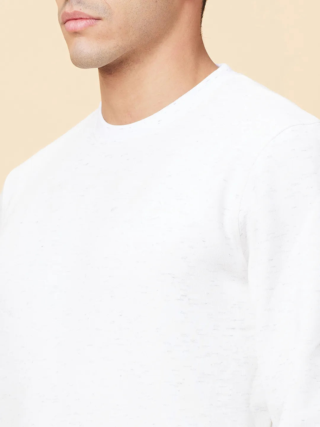 Being Human Clothing Mens-Top Sweatshirt White