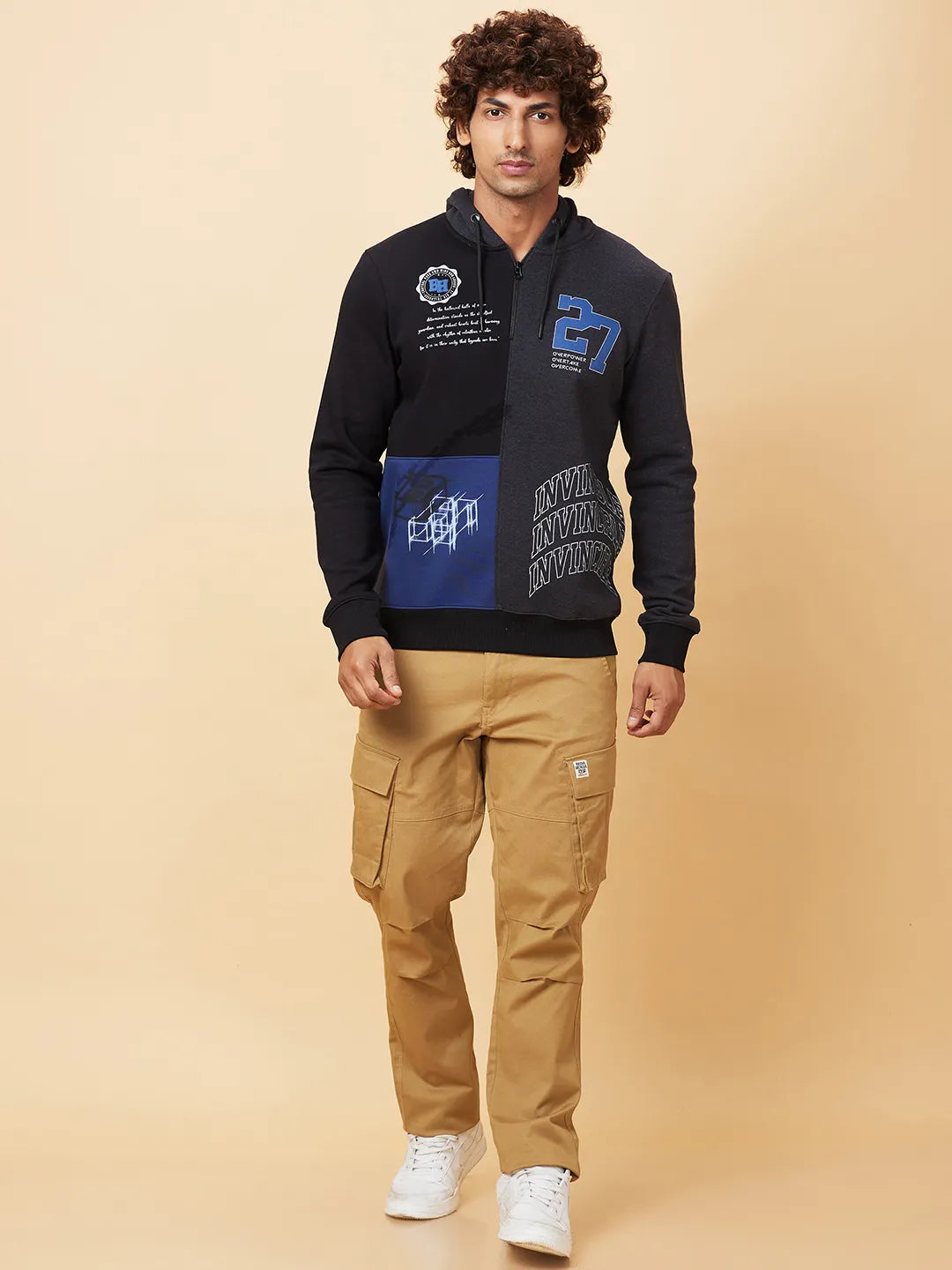 Being Human Clothing Mens-Top Sweatshirt Black