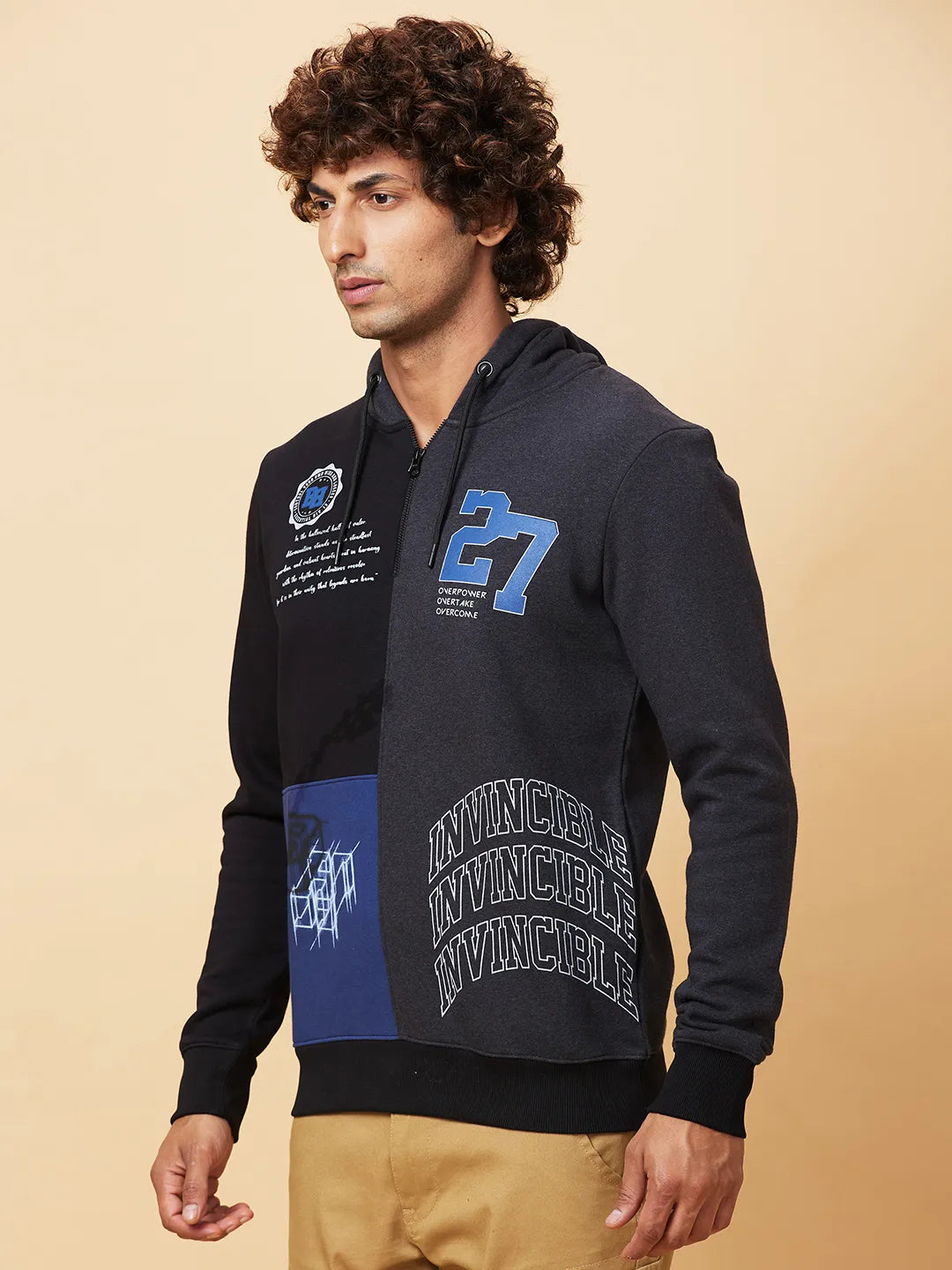 Being Human Clothing Mens-Top Sweatshirt Black