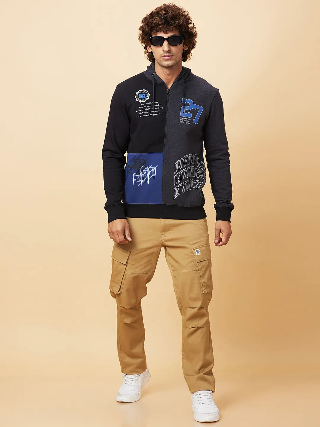 Being Human Clothing Mens-Top Sweatshirt Black